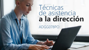 Técnicas de asistencia a la dirección (ADGG078PO)