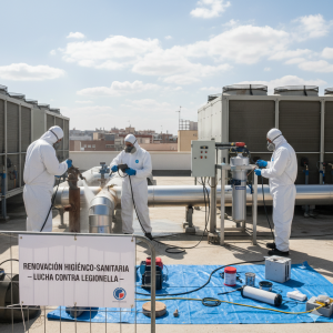 Renovación para el mantenimiento higiénico-sanitario de instalaciones de riesgo frente a legionela