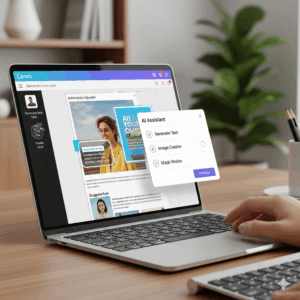 Estudio Mágico en Canva: creación de contenidos con IA