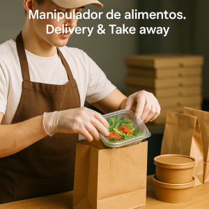 Manipulador de alimentos. Delivery & Take away