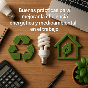 Buenas prácticas para mejorar la eficiencia energética y medioambiental en el trabajo