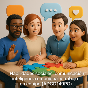 Habilidades sociales: comunicación inteligencia emocional y trabajo en equipo (ADGD149PO)