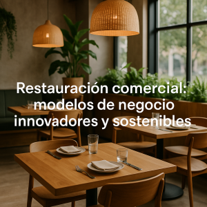 Restauración comercial: modelos de negocio innovadores y sostenibles