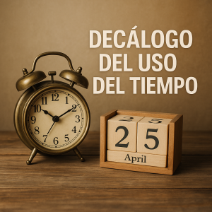 Decálogo del uso del tiempo