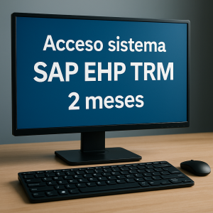 Acceso sistema SAP EHP TRM 2 meses