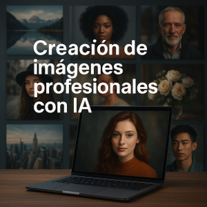 Creación de imágenes profesionales con IA