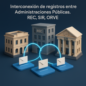 Interconexión de registros entre Administraciones Públicas. REC, SIR, ORVE