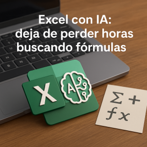 Excel con IA: deja de perder horas buscando fórmulas